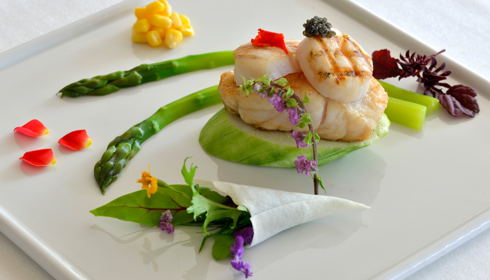 Plate of Fine Dining: fish