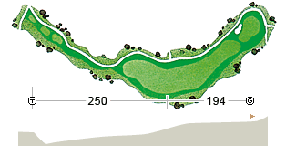 Map of Hole No. 14