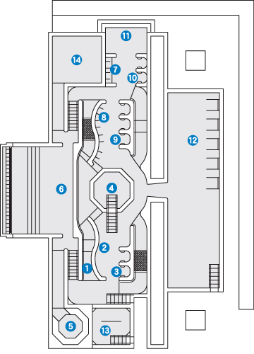 バイオプールの見取り図