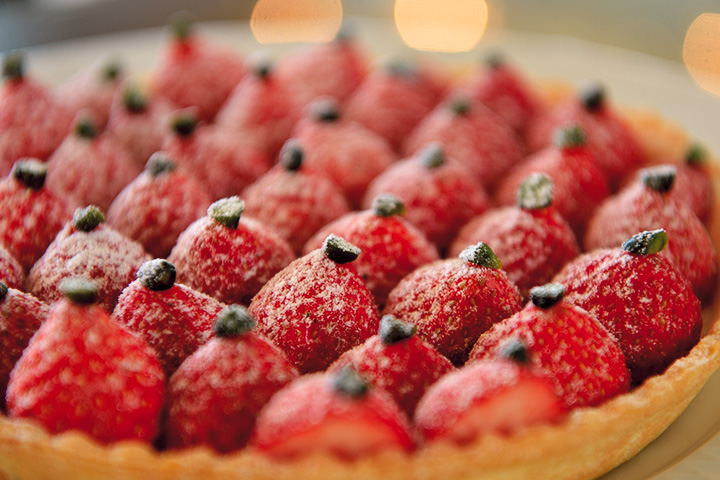 イチゴのケーキ