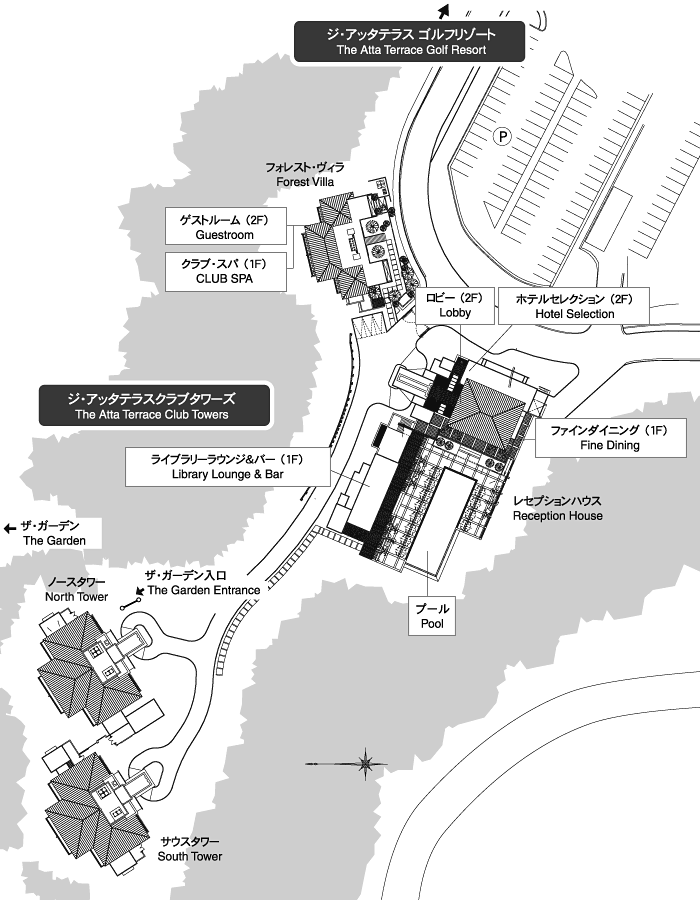 ホテル敷地全体図画像