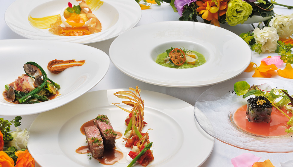 plates of Menu de Vacances