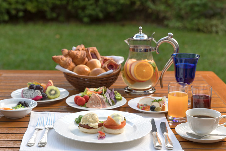 breakfast table at Fanuan