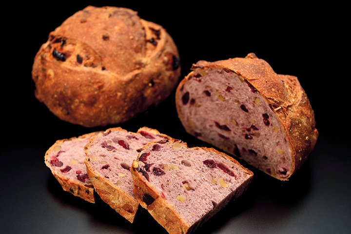 Red wine and cranberry bread