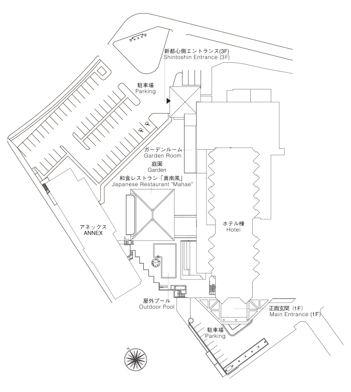 ホテル全体図画像